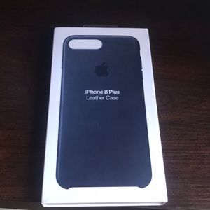 Blue iPhone 8 Plus/iPhone 7 Plus leather case